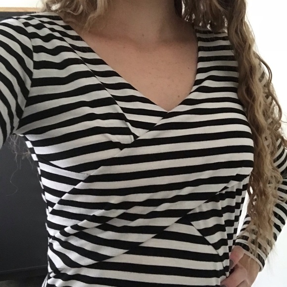 Striped fitted dress - Picture 4 of 6